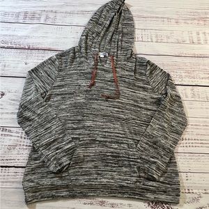 Indigo Rose gray hoodie with pockets thin and soft size large